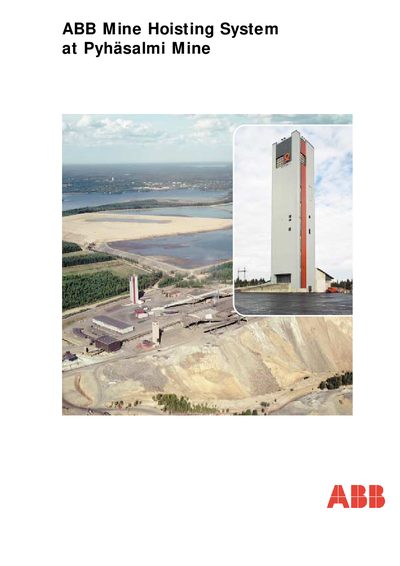 ABB Pyhasalmi Mine Hoist Service Manual - cover page