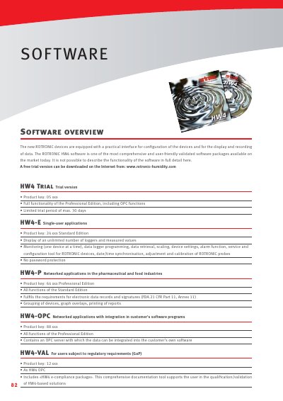 Rotronic HW4 Software Qualification and Validation Guide - cover page