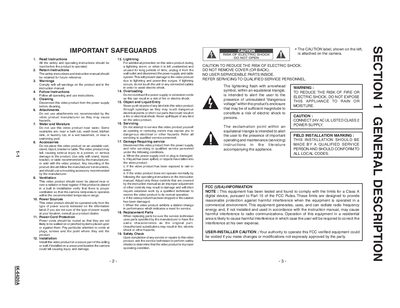 Toshiba IK-6210A/IK-6410A/IK-6420A Camera User Manual - cover page