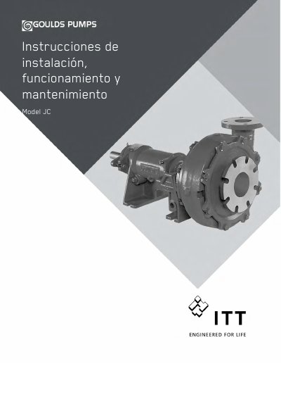 ITT Goulds Pumps JC S-1 Series Pump Safety Guide
