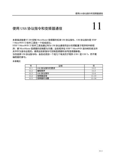 Siemens S7-200 USS Communication Commands and Inverter Communication Manual - cover page