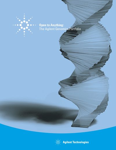 Agilent Genomics Portfolio Product Leaflet - cover page
