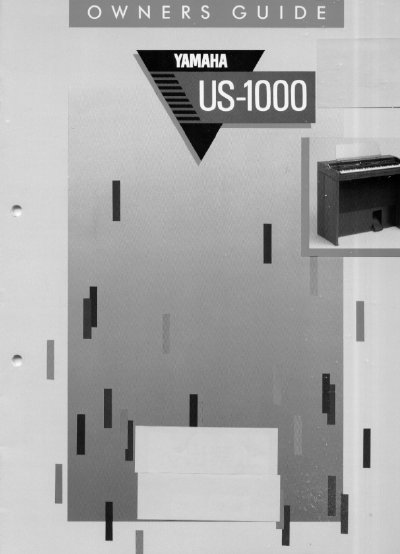 Yamaha US-1000 Owner's Guide - cover page