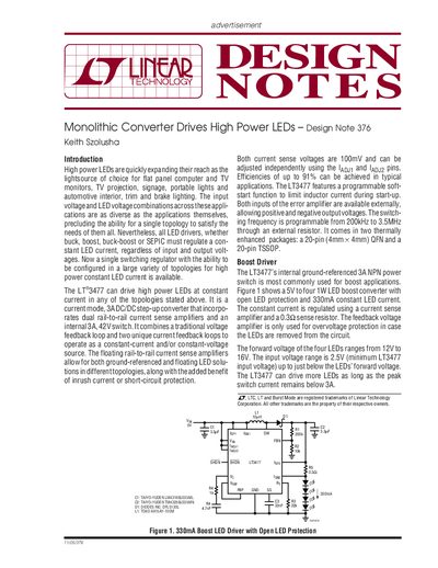 LINEAR dn376f handbook