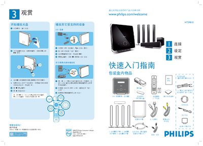 Philips HTS9810 DVD Home Theater User Manual - cover page