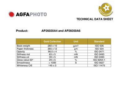 agfaphoto AP26020A4 AP26050A6 - cover page