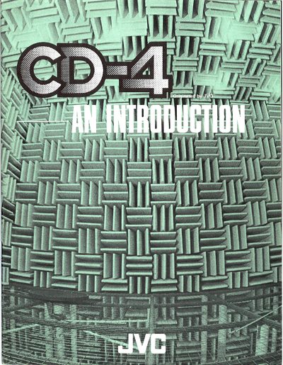JVC CD-4 Product Introduction Leaflet - cover page
