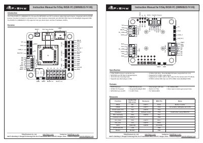 FrSky RXSR-FC (OMNIBUS F4 V6) User Manual - cover page