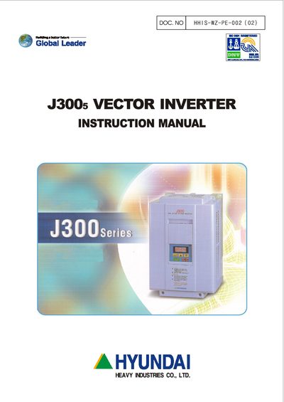 Hyundai J3005 Vector Inverter Installation Guide
