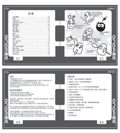 ONDA VX777 Portable Media Player User Manual - cover page
