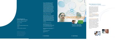 Agilent Technologies Services Capabilities Brochure - cover page