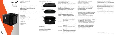 Valore V-CA210 Dry Box User Manual - cover page