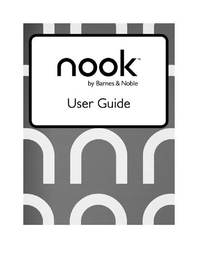 Barnes & Noble BNRV300 User Guide - cover page