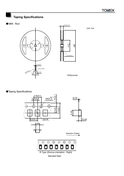 TOREX SMA Reel Manual - cover page
