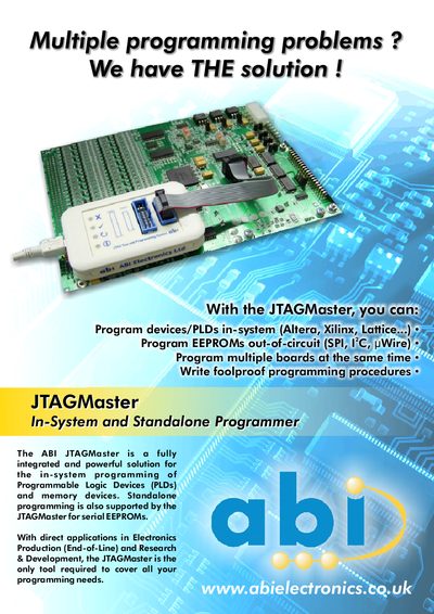 ABI JTAGMaster User Manual - cover page