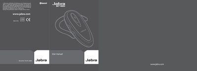 Jabra BT160 Bluetooth Headset User Manual - cover page