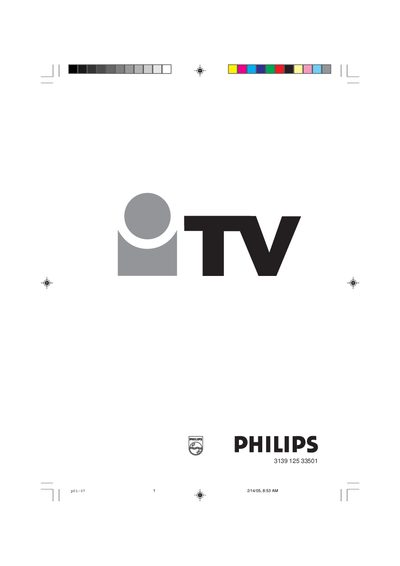 Philips P01-07 TV User Manual - cover page