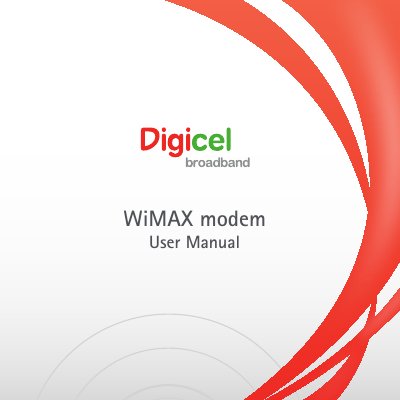 Digicel IX280P WiMAX Modem User Manual - cover page