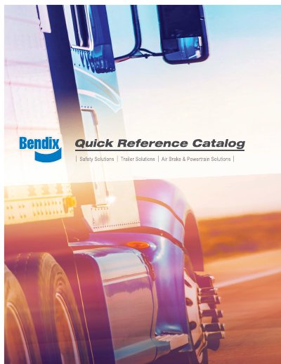 Bendix Compressors & Governors Product Information - cover page