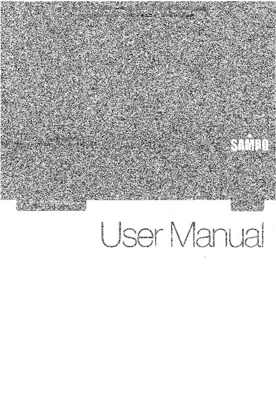 SAMPO KJ-N12 blender Manual - cover page