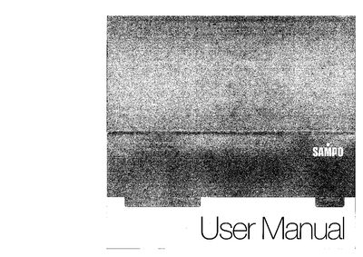 Sampo CT-B302ML Telephone User Manual - cover page