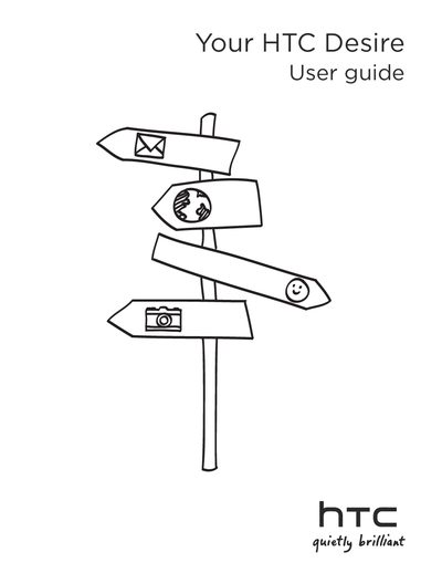 HTC Desire User Guide - cover page