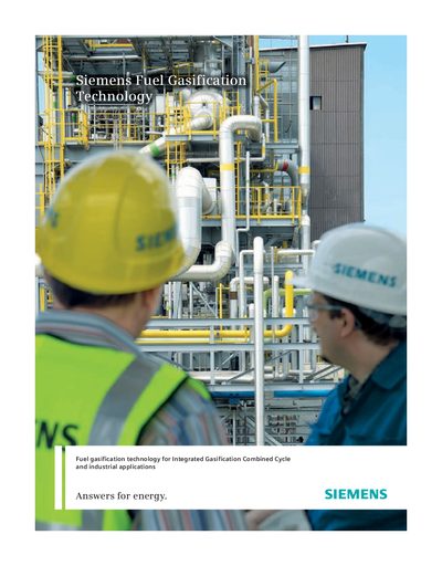 Siemens Fuel Gasification Technology Manual - cover page