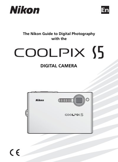 Nikon COOLPIX S5 User Manual - cover page