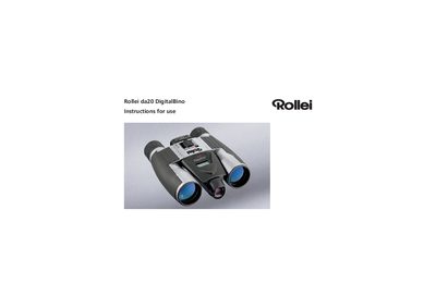 Rollei da20 DigitalBino User Manual