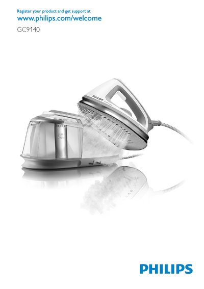 Philips GC9140 Steam Generator User Manual - cover page