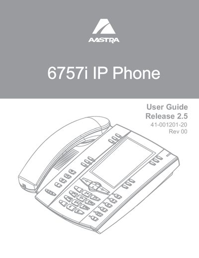 Aastra 66757i IP Phone User Guide - cover page