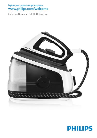 Philips GC8500 Iron User Manual - cover page
