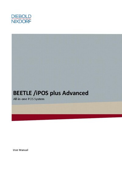 Diebold Nixdorf BEETLE /iPOS plus Advanced User Manual - cover page