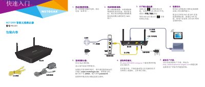 Netgear R6220 AC1200 Smart Wireless Router Quick Start Guide - cover page