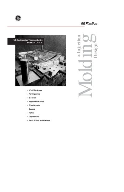 GE Plastics Engineering Thermoplastics Design Guide - cover page
