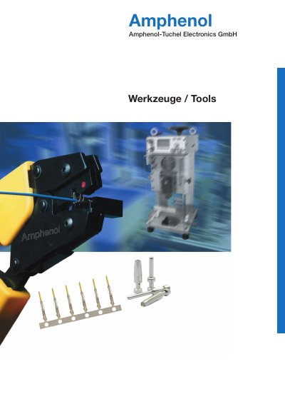 Amphenol Tools Handbook - cover page