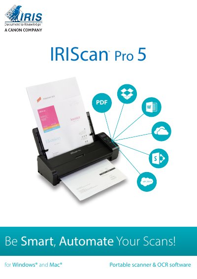 IRIS Pro 5 Scanner Quick Start Guide - cover page