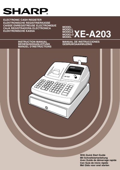 SHARP EX-A203 Manual