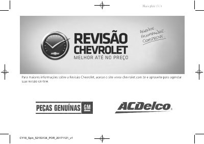 Chevrolet Spin CY18 Owner's Manual - cover page