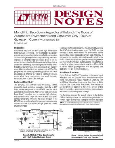 LINEAR dn378f handbook - cover page