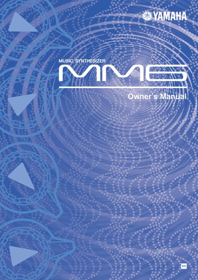 Yamaha MM6 Music Synthesizer Owner's Manual - cover page