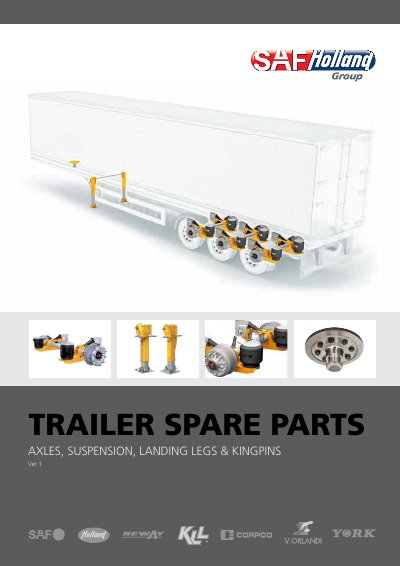 SAF-Holland Axle/Suspension Identification and Parts