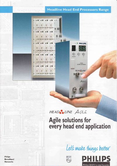 Philips Headline Head End Processors Range Manual - cover page