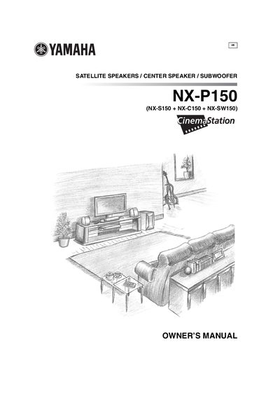 Yamaha NX-P150 Satellite/Center/Subwoofer Owner's Manual - cover page