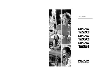 Nokia 1220/1260/1261 User Guide - cover page