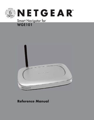 NETGEAR WGE101 Smart Navigator User Manual - cover page