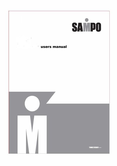 Sampo Multimedia Display User Manual - cover page