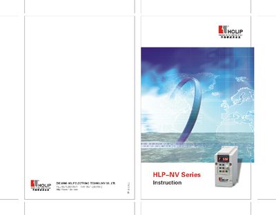 HOLIP HLP-NV Series Inverter Service Manual