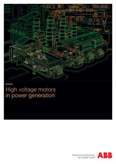 ABB 091022 Broschyr Motors for Power Plants_rev.indd Manual - cover page