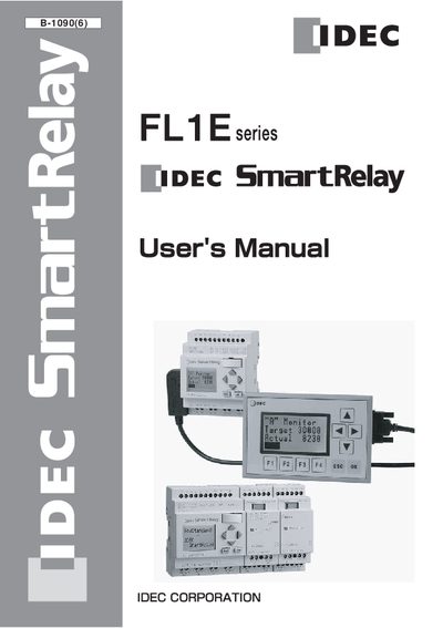 IDEC FL1E SmartRelay Owner's Manual